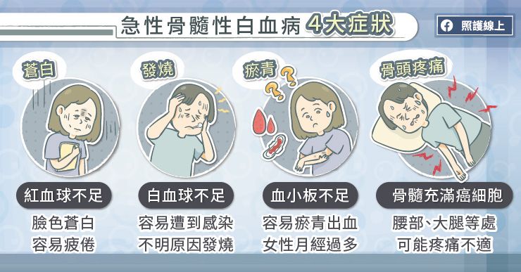 急性骨髓性白血病「4」大症狀